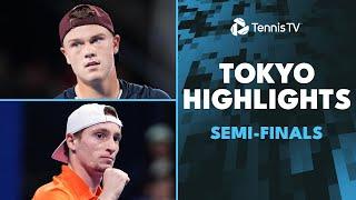 Fils Battles Rune Humbert Takes On Machac   Tokyo 2024 Semi-Final Highlights