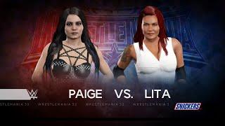 WWE 2K17  Paige vs. Lita