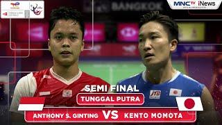 INA Vs JPN - Tunggal Putra  GINTING VS MOMOTA  THOMAS CUP 2022