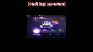 #shorts FREE FIRE NEW TOP UP EVENT NEXT TOPUP EVENT FIRE FIRE  FF Next TopUp  #freefire #topup