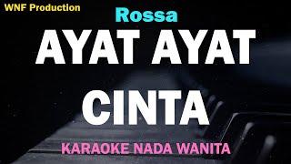 Rossa - Ayat Ayat Cinta Karaoke Nada Wanita