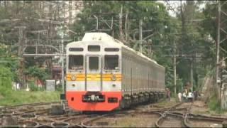 KRL JABODETABEK　Tokyu Seri8604F di stasiun Manggarai