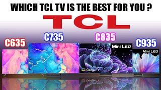 TCL C635 vs C735 vs C835 vs C935 4K TV Comparison  65C635 vs 65C735 vs 65C835 vs 65C935 