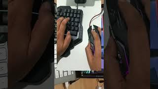 One Hand Gaming Keyboard ⌨️ Bluefinger Bloodbat  Mini Gaming KeypadFree FireBGMIPUBG