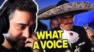 His voice is HOLY First Time EVER Reacting to Vicente Fernández - Mujeres Divinas En Vivo