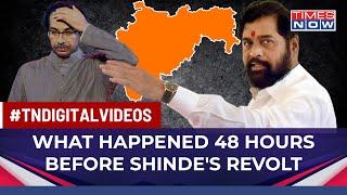 Maharashtra Crisis Heated Argument With Aaditya Thackeray What Happened Before Shinde’s Revolt