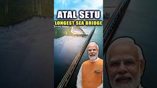 India gets its Longest Bridge  Atal Setu  #factsinhindi #atalsetu #atalsetuMumbai #longestbridge