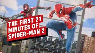 The First 21 Minutes of Marvels Spider-Man 2 Gameplay in 4K