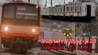 ANEH BIN AJAIB...‼️RANGKAIAN KRL CATDOG SERI JR 205RHEOSTAT&VVVF + JR203