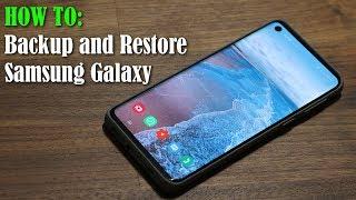 How to Backup and Restore your Samsung Smartphone Contacts Messages Settings etc