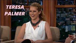 Teresa Palmer is playful sexy and flirty with Craig Ferguson