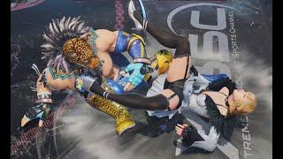 Tekken 8 CBT【ryona】lili be knock out by king  with new outfits