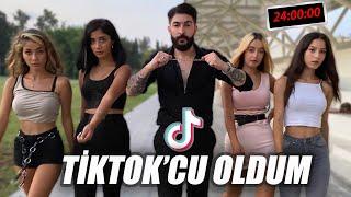 24 SAAT İÇİNDE TİKTOKCU OLMAK   KIZLARDAN DERS ALDIM 