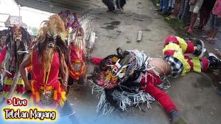 ATRAKSI BERBAHAYA BUJANG GANONG MAONG REMAJA DI TETELAN MAYANG  BARONGAN