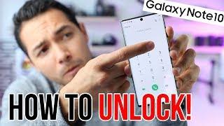 How To UNLOCK Samsung Galaxy Note 10 - Fast and Easy