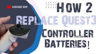 The Best Way to Replace Meta Quest3 VR Controller Batteries