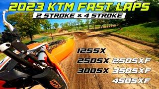 1 Lap on Every 2023 KTM  2-Stroke & 4-Stroke