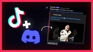 How to get TikTok Notifications on Discord