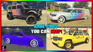 Top 5 Rare Cars You Can Keep In GTA 5 Online Rare Car Locations Guide