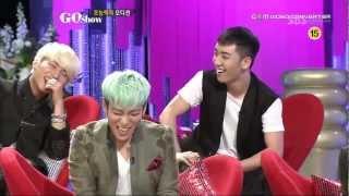 SUBBED Big Bang TOP imitating Seungri on Go Show