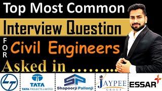 Civil Engineering Common Interview Questions  Job Interview Q & A for Civil Engineers #CivilGuruji