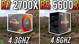 Ryzen 7 2700X vs Ryzen 5 5600X - RTX 3070