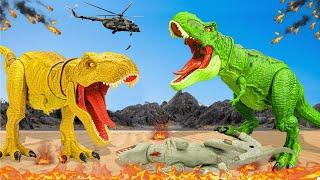 New Hollywood Movie 2023 Dinosaur Attack  T-rex Vs Anaconda  Jurassic Park Dinosaur