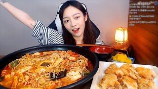 숙주 팍팍 때려넣은 마라탕 꿔바로우 먹방마라탕은 중독입니다 ㅠㅠMukbang Eating Show