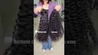 Which wigs you prefer? Burmese curly or Deep wave? WhatsAppiMessage +8617278733075