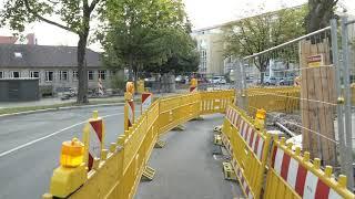 Benutzungspflichtiger Rad- und Fußweg an der Zeppelinstr. in Hannover