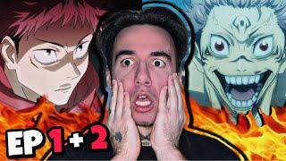 FIRST TIME REACTION to JUJUTSU KAISEN 