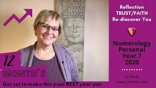 #NUMEROLOGY 2020 PERSONAL YEAR 7 - 12 Month guidance