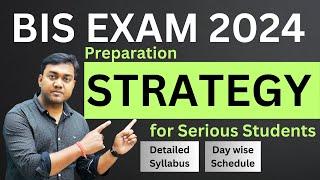 Bis Exam 2024 Preparation strategy with detailed syllabus and day wise schedule  Nishant eAcademy