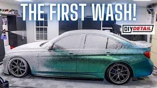 The First Wash  New Car Wash Bay  DIY Detail Products  Car Wash Tips