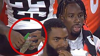 CAUGHT w WEED ON THE SIDELINE??