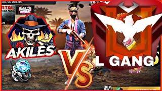 L GANG VS AKILES SE ENOJA Y LO HUMILLAN