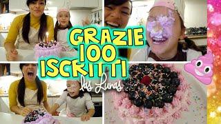 100 ISCRITTI GRAZIE - TORTA IN FACCIA SCHERZO A SOFY DISASTRO IN CUCINA