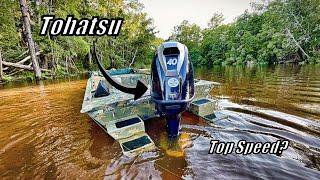 40hp Tohatsu overview and top speed Track grizzly 1548 sportsman