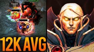 STORMSTORMER INVOKER vs PHOENIX MID  EPIC 12K MMR AVERAGE GAME  Dota 2 Invoker