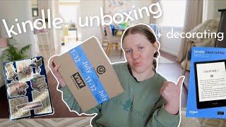 kindle paperwhite unboxing + decorating