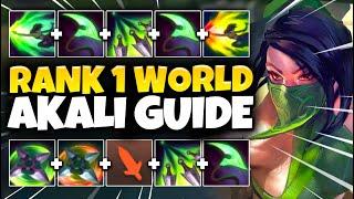 THE ULTIMATE SEASON 12 AKALI GUIDE  COMBOS RUNES BUILDS ALL MATCHUPS - League of Legends