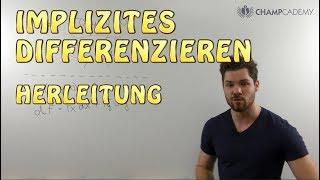 Implizites Differenzieren Bedeutung + Herleitung Einfach Erklärt