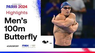 REDEMPTION ‍  Mens Swimming 100m Butterfly Highlights  #Paris2024