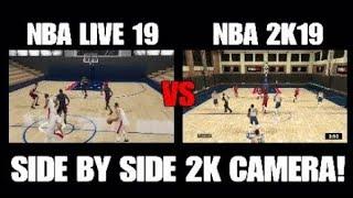 NBA 2K19 vs NBA LIVE 19 - PS4 PRO Gameplay Comparison - HD