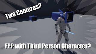 UE4  Unreal Engine 4.24 Tutorial  First Person Camera with Third Person Character