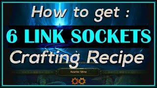 Dont work in PoE 3.16 - How to get - 6 Link Sockets - Crafting Recipe