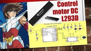 PIC16F877A CONTROL MOTOR DC DRIVER L293D PUENTE H Jorge APC