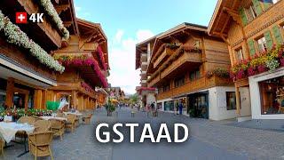 Gstaad Switzerland 4K  a friendly car-free village