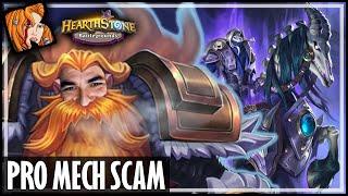 VANNDAR IS A PRO AT MECH SCAM? - Hearthstone Battlegrounds