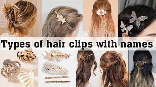 Types of hair clips with namesTHE TRENDY GIRL